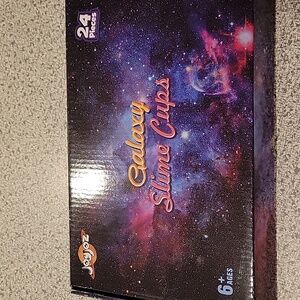 Galaxy slime cups